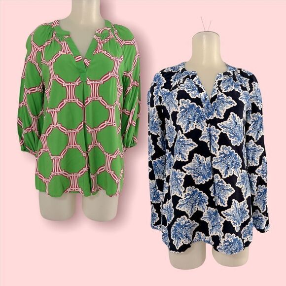 ⭐️2⭐️ Crown & Ivy Tunic Shirts Size Small - Picture 1 of 8